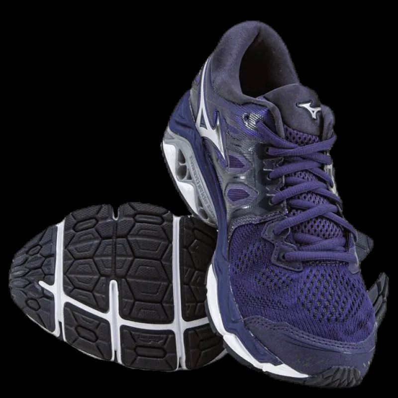 New Mizuno Wave Horizon 3 Black/Grey Blå