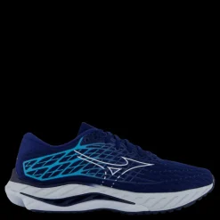 Clearance Mizuno Wave Inspire 20 Estate Blue/white/river Blue Blå