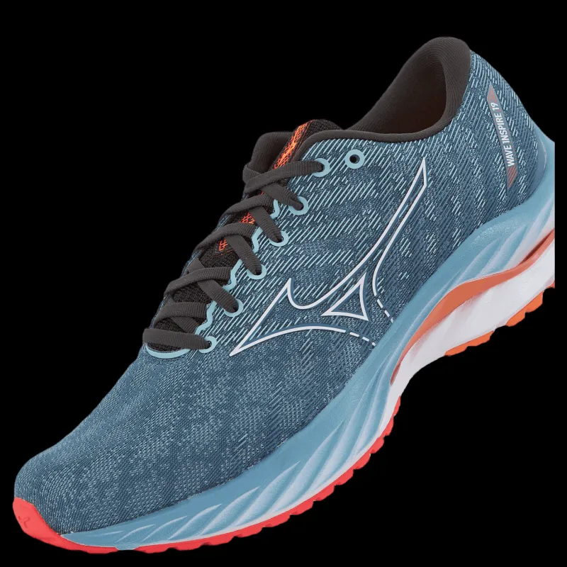 Mizuno Wave Inspire 19 Provincial Blue/white/light Or Blå och Vit Clearance