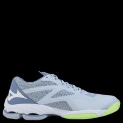 Mizuno Wave Lightning Z7 W Heather/white/neo Lime Blå Sale