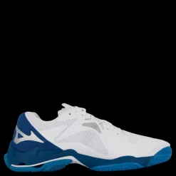 Discount Mizuno Wave Lightning Z8(u) White/moroccan Blue/silver Blå och Vit
