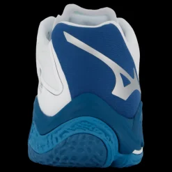 Discount Mizuno Wave Lightning Z8(u) White/moroccan Blue/silver Blå och Vit