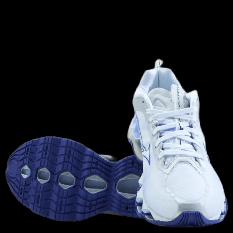 Sale Mizuno Wave Prophecy X W White / Vision Violet / Galaxy Blå
