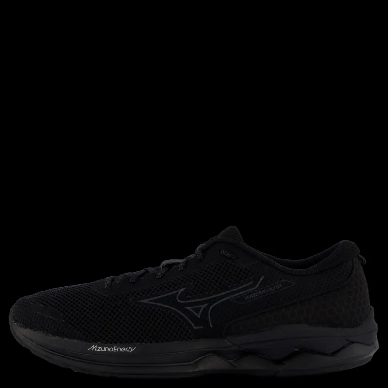 Sale Mizuno Wave Revolt 3 Black/ebony/black Svart