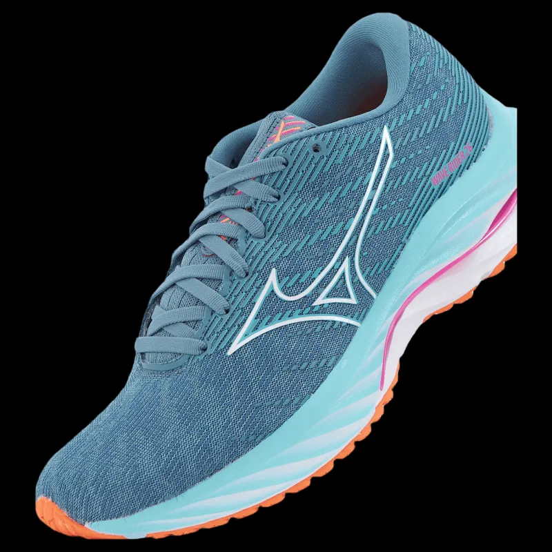 Online Mizuno Wave Rider 26 Antigua Sand/white/light Orang Blå