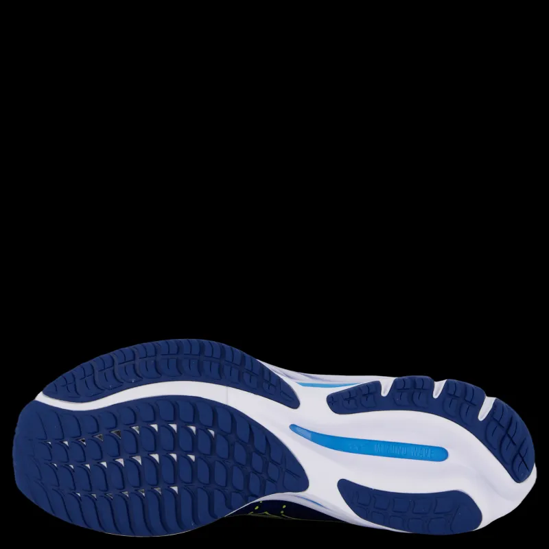 Outlet Mizuno Wave Rider 27 Navy Peony/sharp Green/swim Ca Blå