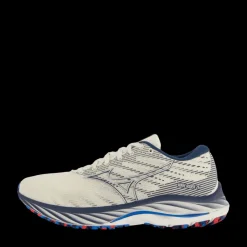 Hot Mizuno Wave Rider 26 Snow White/silver/ibiza Blue Flerfärgad
