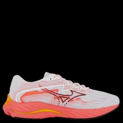 Best Mizuno Wave Rider 27 W White/black/dubarry Flerfärgad