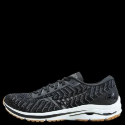 Mizuno Wave Rider 24 Waveknit Black Svart Best