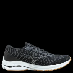 Mizuno Wave Rider 24 Waveknit Black Svart Best