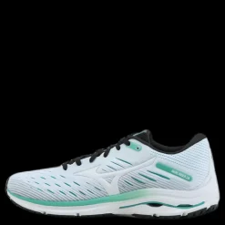 Mizuno Wave Rider 24 White/Green Flerfärgad Online