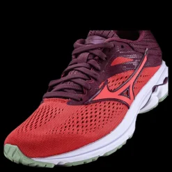 Clearance Mizuno Wave Rider 23 White/Red Vit och Röd