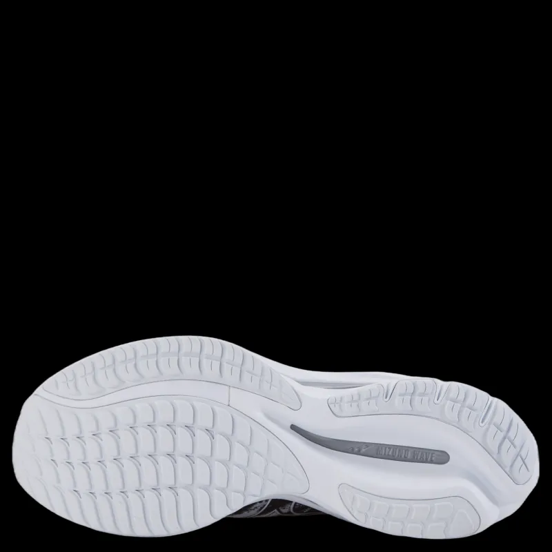 Mizuno Wave Rider 26 White/white/black Vit och Svart Clearance