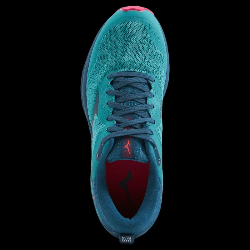 Mizuno Wave Rider Tt W Lagoon/moroccan Blue/pink Peac Turkos Discount