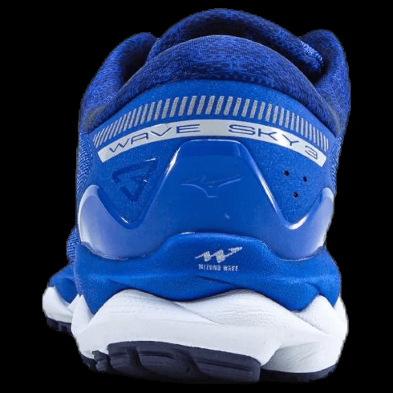Mizuno Wave Sky 3 Blue/White Blå Best