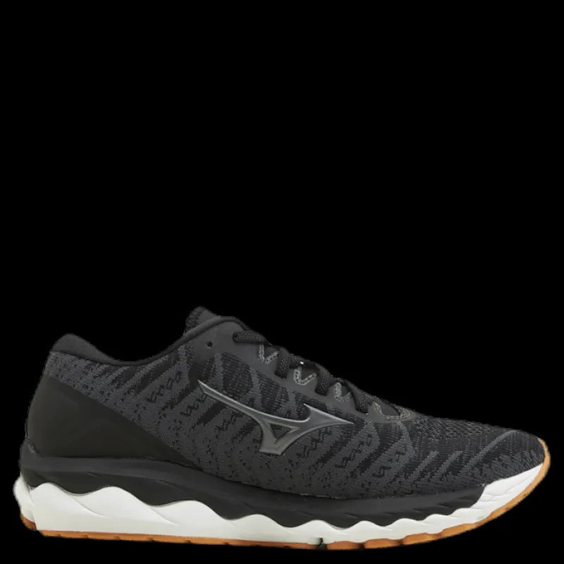 Online Mizuno Wave Sky 4 Waveknit Black Svart