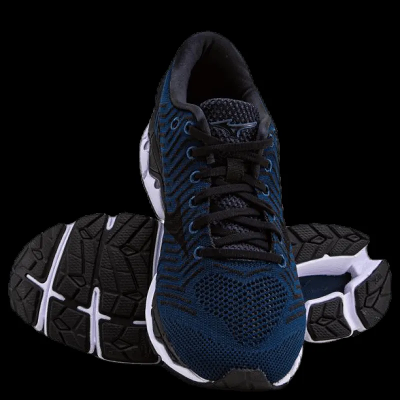 Discount Mizuno Wave Sky WK Blue/Silver Blå