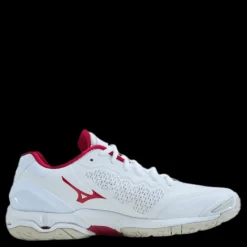 Clearance Mizuno Wave Stealth V W White / White Sand / Persian R Vit