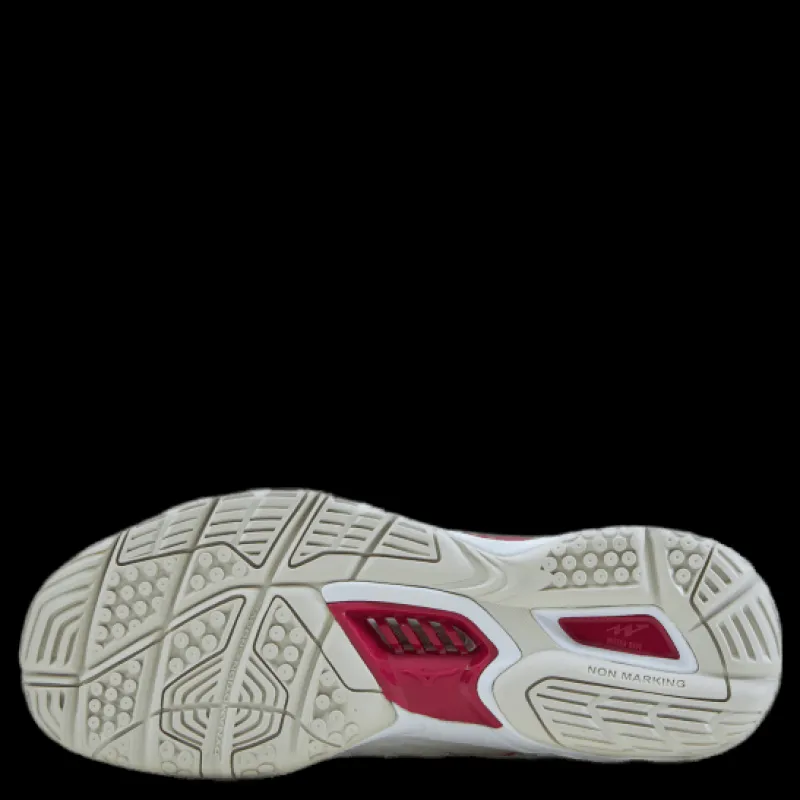 Clearance Mizuno Wave Stealth V W White / White Sand / Persian R Vit