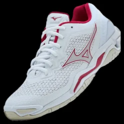 Clearance Mizuno Wave Stealth V W White / White Sand / Persian R Vit