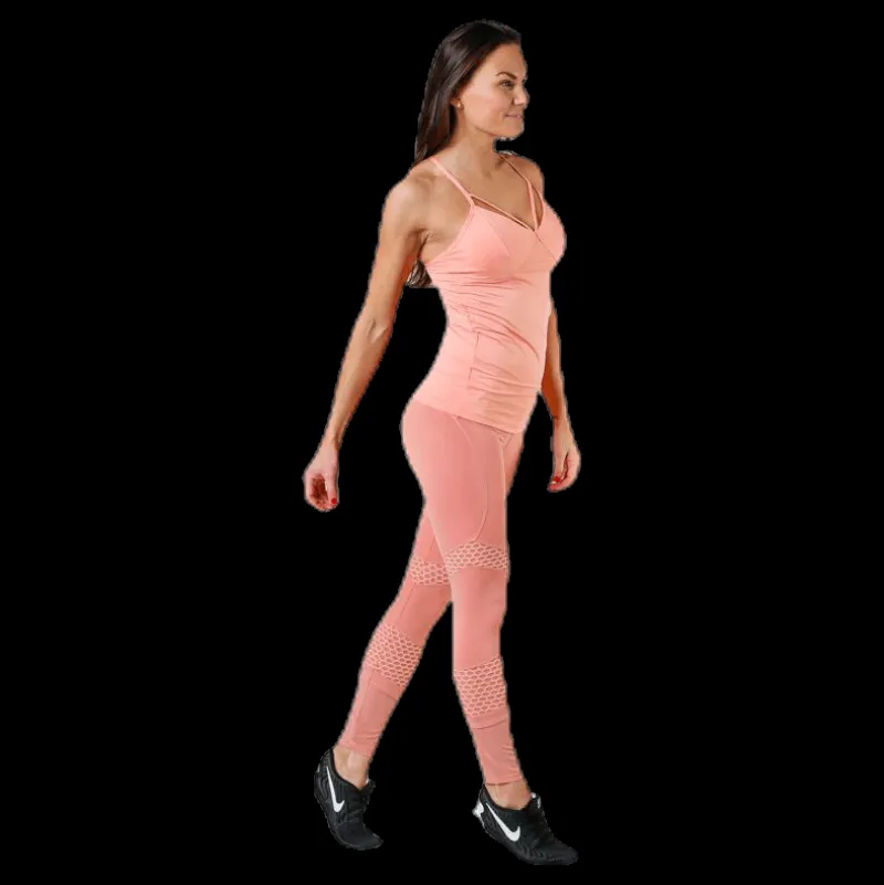 Discount Better Bodies Waverly Strap Top Pink Rosa