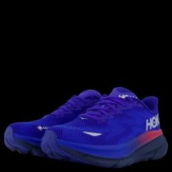 Online Hoka W clifton 9 gtx Dazzling blue / evening sky Blå