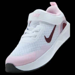 Nike Wearallday Baby/toddler Shoe White/dark Beetroot-pink Foam Vit Hot