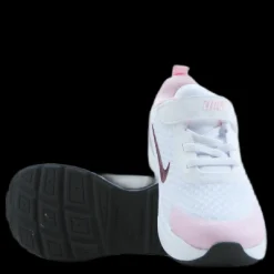 Nike Wearallday Baby/toddler Shoe White/dark Beetroot-pink Foam Vit Hot