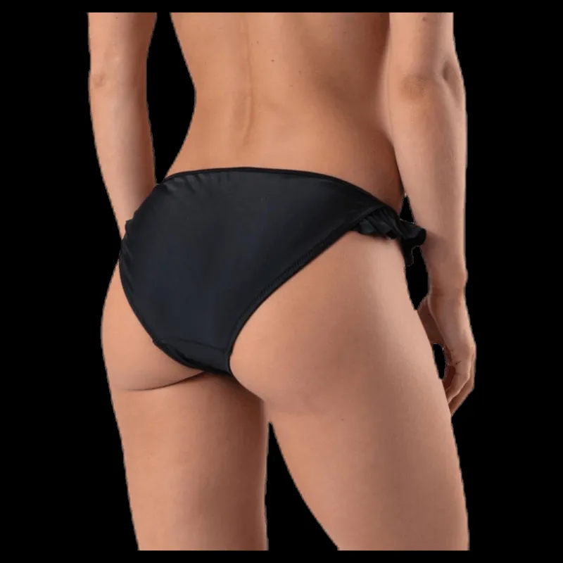 Waikani Beachwear Wikolia Frill Brief Black Svart Clearance