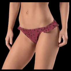 Waikani Beachwear Wikolia Frill Brief Patterned/Red Mönstrad och Röd