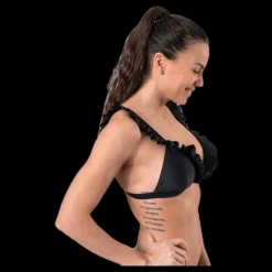 Sale Waikani Beachwear Wikolia Frill Top Black Svart