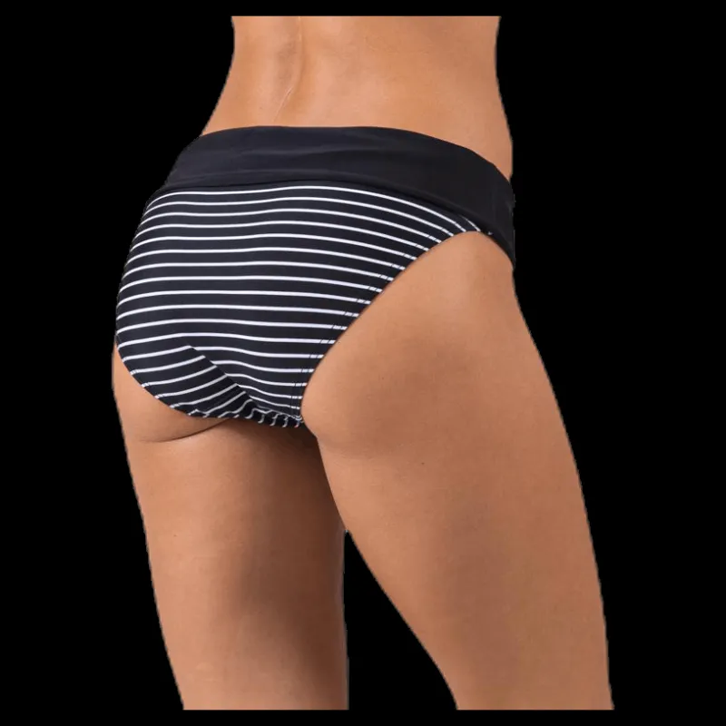 Abecita Wild In Stripes Folded Brief White/Black Vit och Svart Outlet