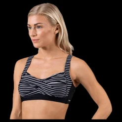 New Abecita Wild In Stripes Kanters Twisted Top White/Black Vit och Svart