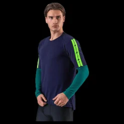 Nike Wild Run Top LS Blue/Green Svart Hot