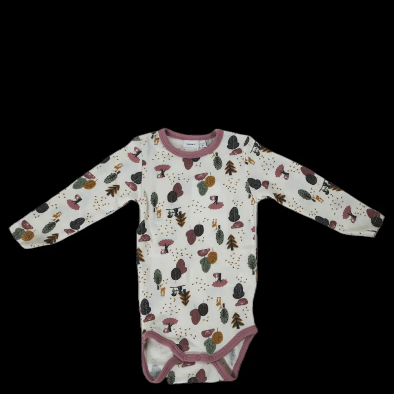 Name It Willit Wool Ls Body White Vit Hot