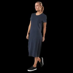 Online Only Willow Life S/S Dress Blue Blå