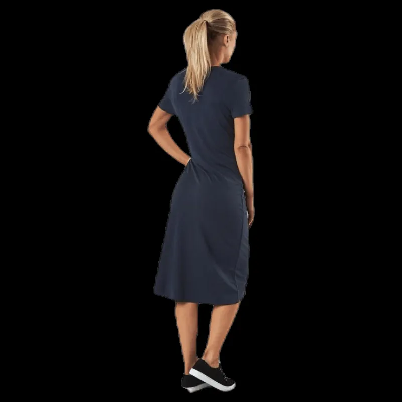 Online Only Willow Life S/S Dress Blue Blå