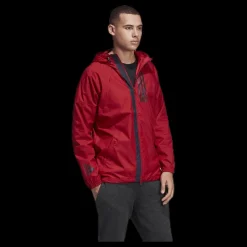 adidas Wind Jacket Lined Red Röd Clearance