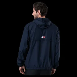 Tommy Hilfiger Sport Windbreaker Logo Blue Blå Online
