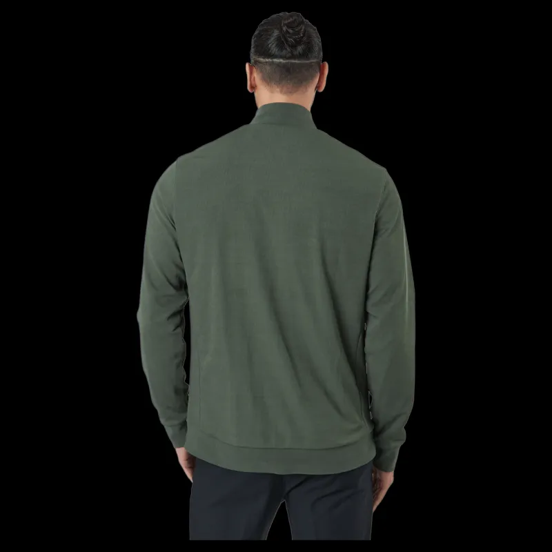 Lyle & Scott Windshield 1/2 Zip Midlayer X65 Cactus Green Grön