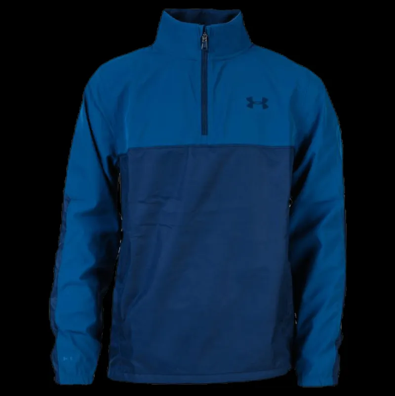 Discount Under Armour Windstrike 1/2 Zip Youth Blue Blå