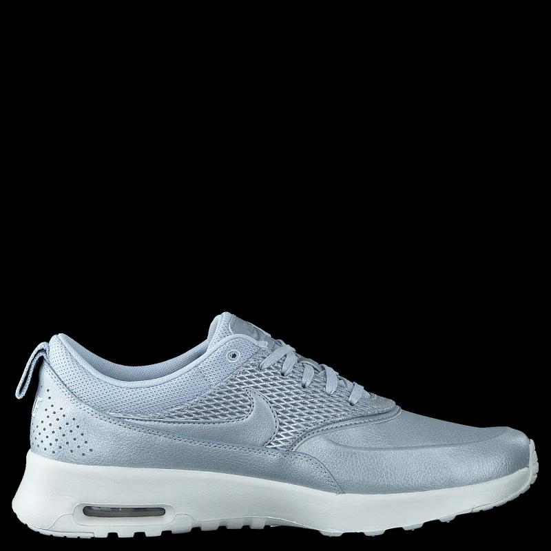 Online Nike Wmns Air Max Thea Prm Lea Mtlc Platinum/Pure Platinum Guld och Grå
