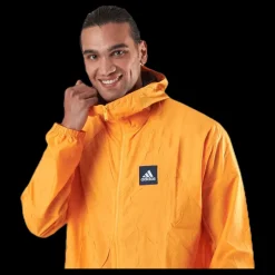 adidas W.N.D. Jkt Orange Gul Sale