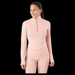 Online Icebreaker Women 250 Vertex Ls Half Zip A Snow/flash/j Rosa