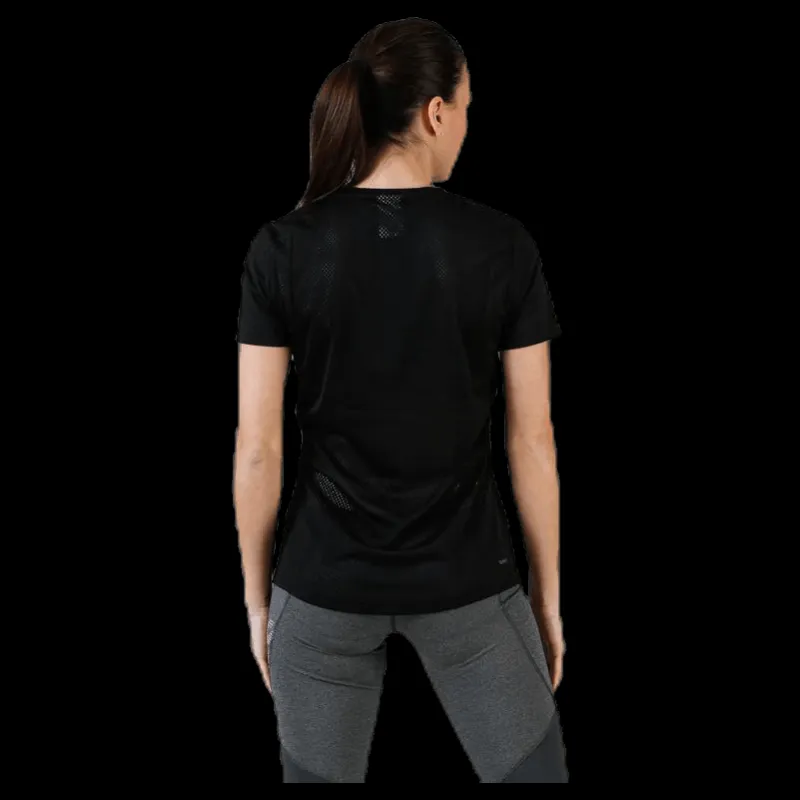 adidas Women D2M Logo T-Shirt Black / Grey Six Svart Clearance