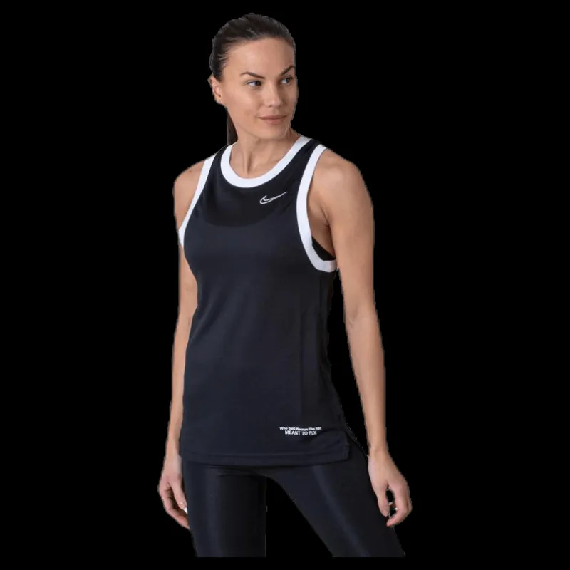New Nike Women's Dry Top Vit och Svart