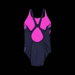 Speedo Womens Hyperboom Placement Mus Navy/pink Blå och Rosa