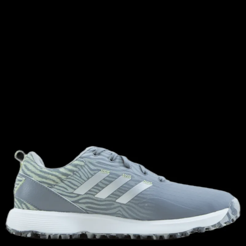 New adidas Women's S2G Spikeless Golf Shoes Grey Three / Silver Metallic / Almost Lime Flerfärgad