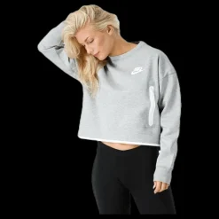 Nike Women's Tech Fleece Crew Dk Grå