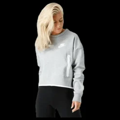Nike Women's Tech Fleece Crew Dk Grå